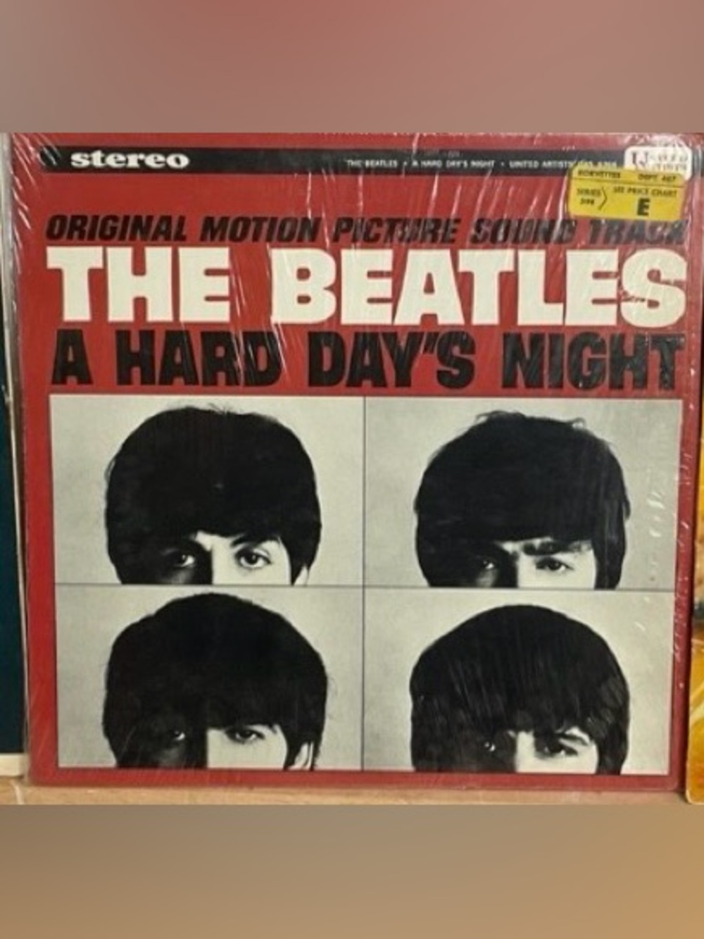 "Title: The Beatles A Hard Day's Night Vinyl 1964 Error Cover 70s LP